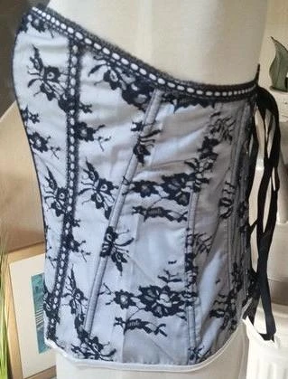 Corset maat 3XL grijs zwart met nieuwe string – photo 4